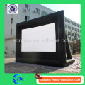 Hot sale outdoor commercial grade vinyl cheap black inflatable screen